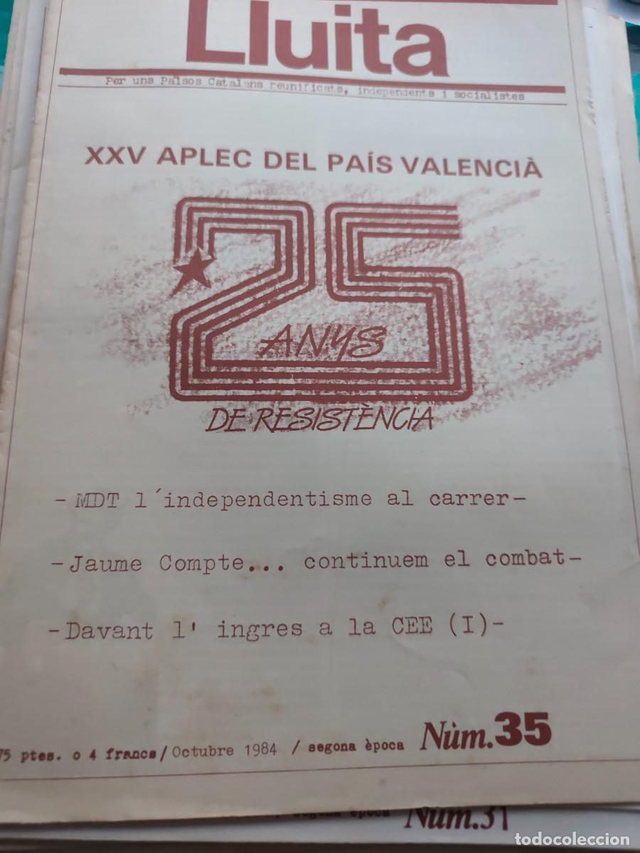 Coleccionismo de revistas y peri&oacute;dicos: Revista Lluita transici&oacute;n 1979 n 35