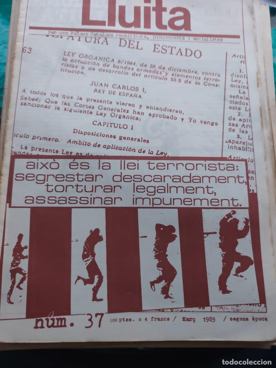 Coleccionismo de revistas y peri&oacute;dicos: Revista Lluita transici&oacute;n n37