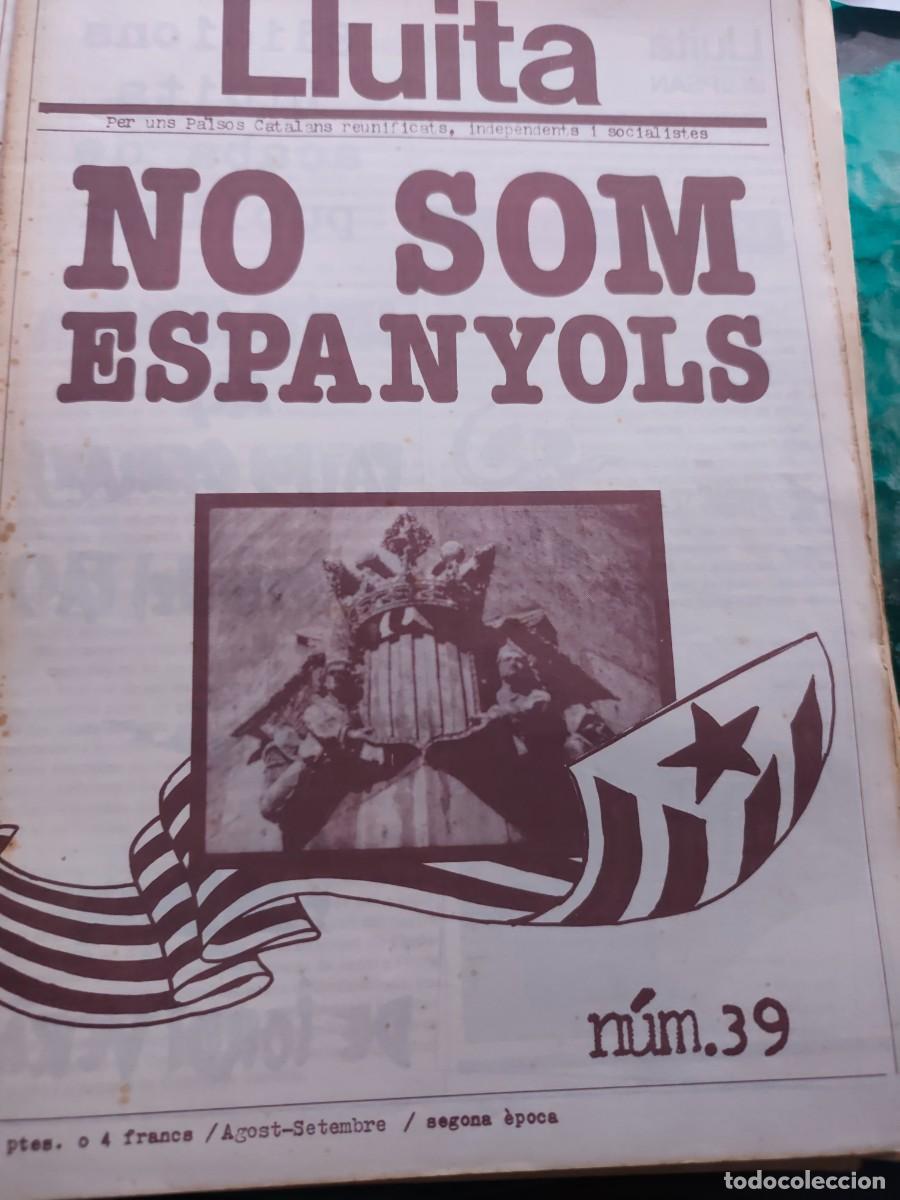 Coleccionismo de revistas y peri&oacute;dicos: Revista Lluita transici&oacute;n 1979 n39