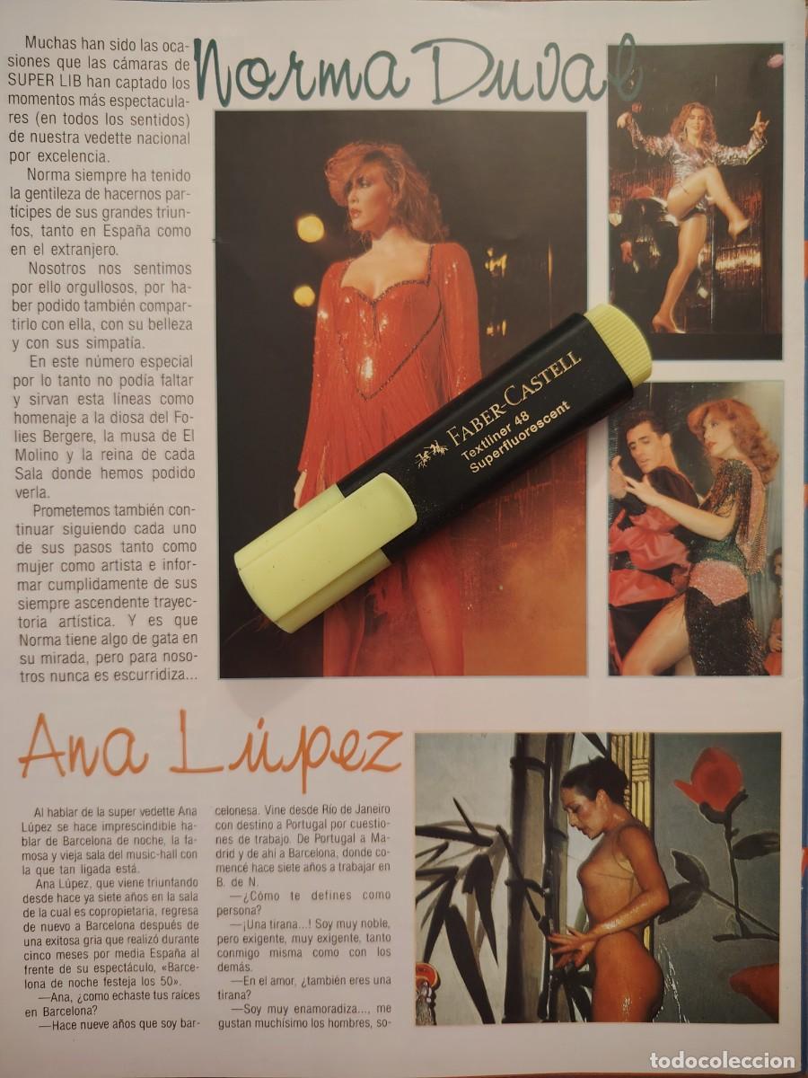 Coleccionismo de revistas y peri&oacute;dicos: Reportaje Norma Duval y Susana Egea 1989
