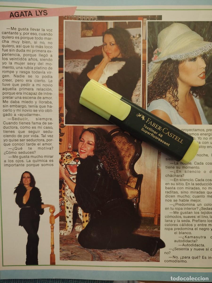 Coleccionismo de revistas y peri&oacute;dicos: Reportaje &Aacute;gata Lys 1989