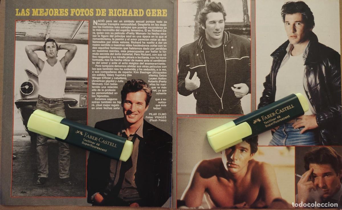 Coleccionismo de revistas y peri&oacute;dicos: Reportaje Richard Gere 05.01.90