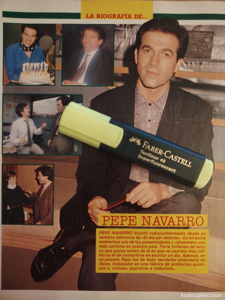 Coleccionismo de revistas y peri&oacute;dicos: Reportaje Pepe Navarro 14.04.90