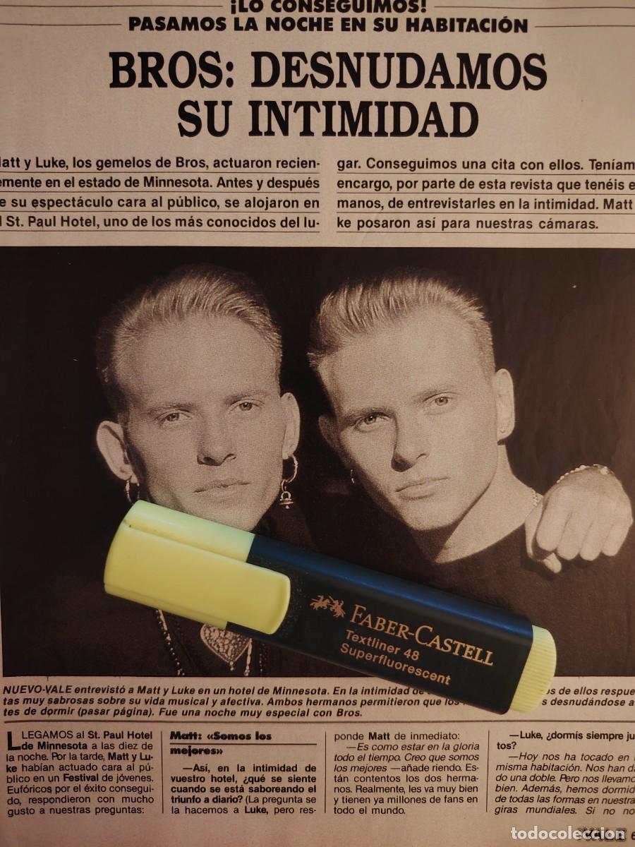 Coleccionismo de revistas y peri&oacute;dicos: Reportaje Bros 14.04.90