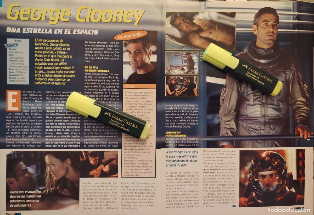 Coleccionismo de revistas y peri&oacute;dicos: Reportaje George Clooney 02.2003