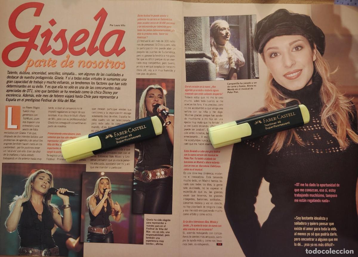 Coleccionismo de revistas y peri&oacute;dicos: Reportaje Gisela 02.2003