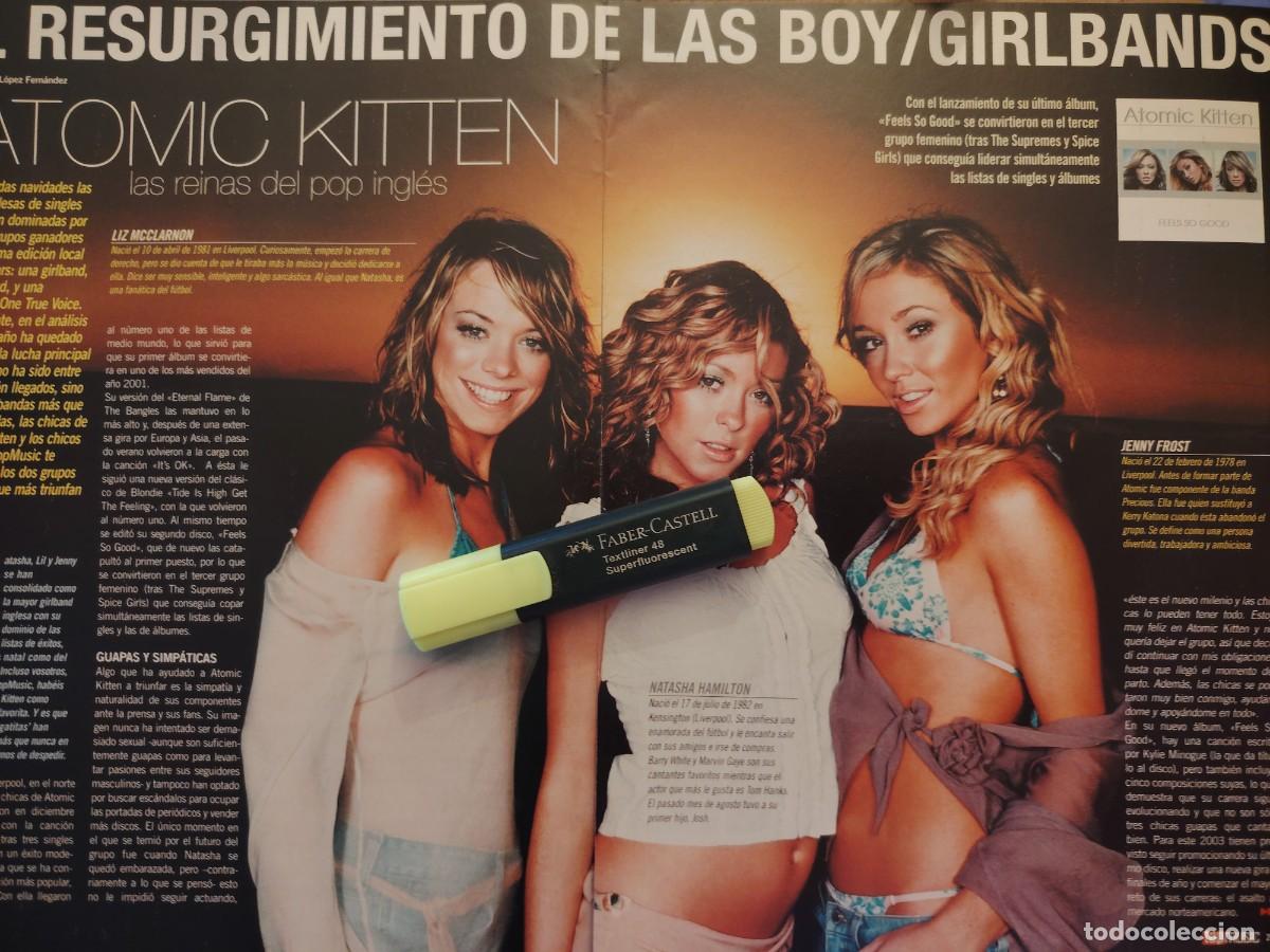 Coleccionismo de revistas y peri&oacute;dicos: Reportaje Atomic Kitten 02.2003