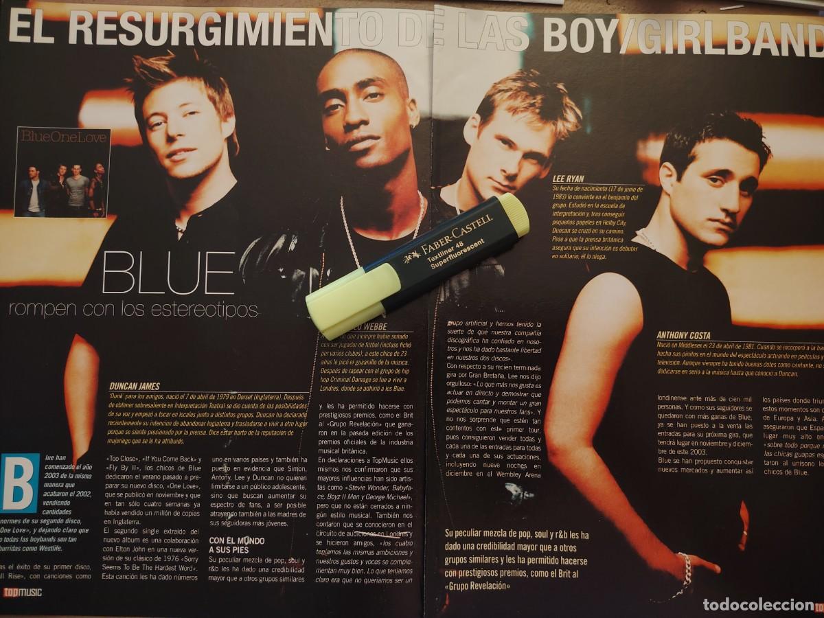 Coleccionismo de revistas y peri&oacute;dicos: Reportaje Blue 02.2003