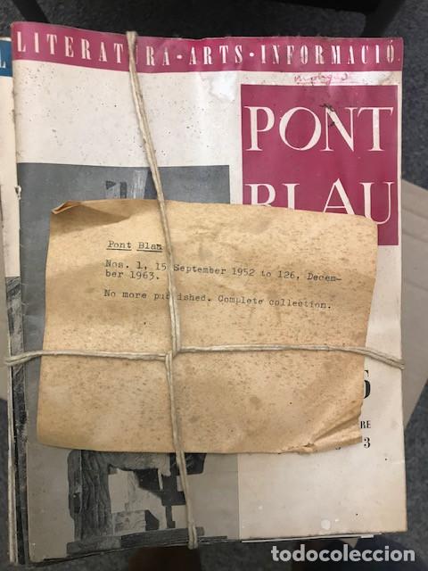 Coleccionismo de revistas y peri&oacute;dicos: La revista Pont Blau fue una importante publicaci&oacute;n cultural en catal&aacute;n editada en Ciudad de M&eacute;xico