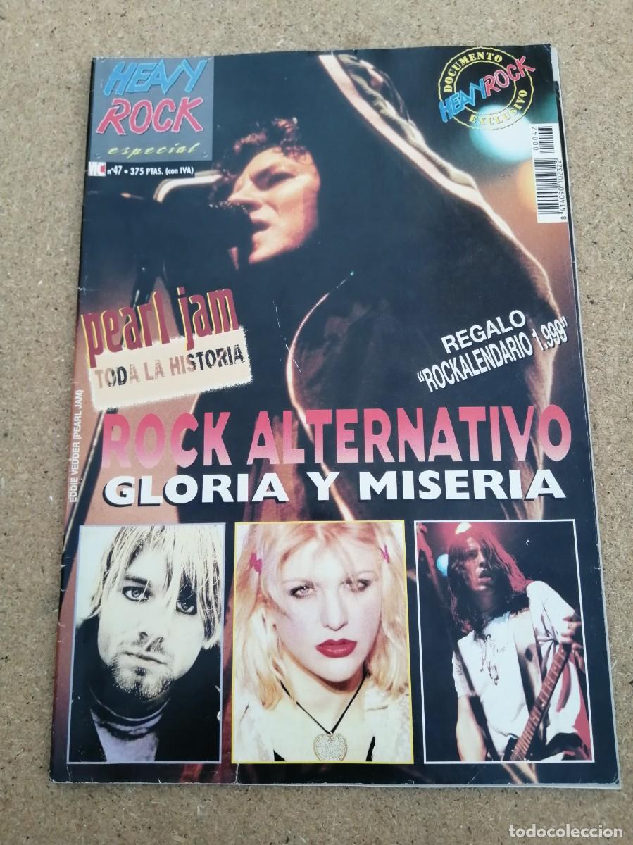 Coleccionismo de revistas y peri&oacute;dicos: REVISTA HEAVY ROCK (NUMERO 47) PEARL JAM - ROCK ALTERNATIVO
