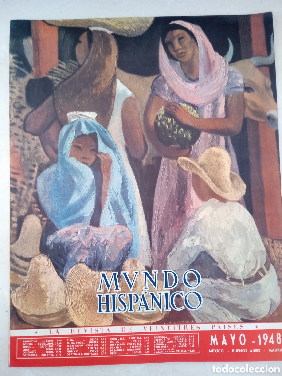 Coleccionismo de revistas y peri&oacute;dicos: Mundo Hispanico 4 Joaqu&iacute;n Vaquero Maya Kiche Rub&eacute;n Dar&iacute;o