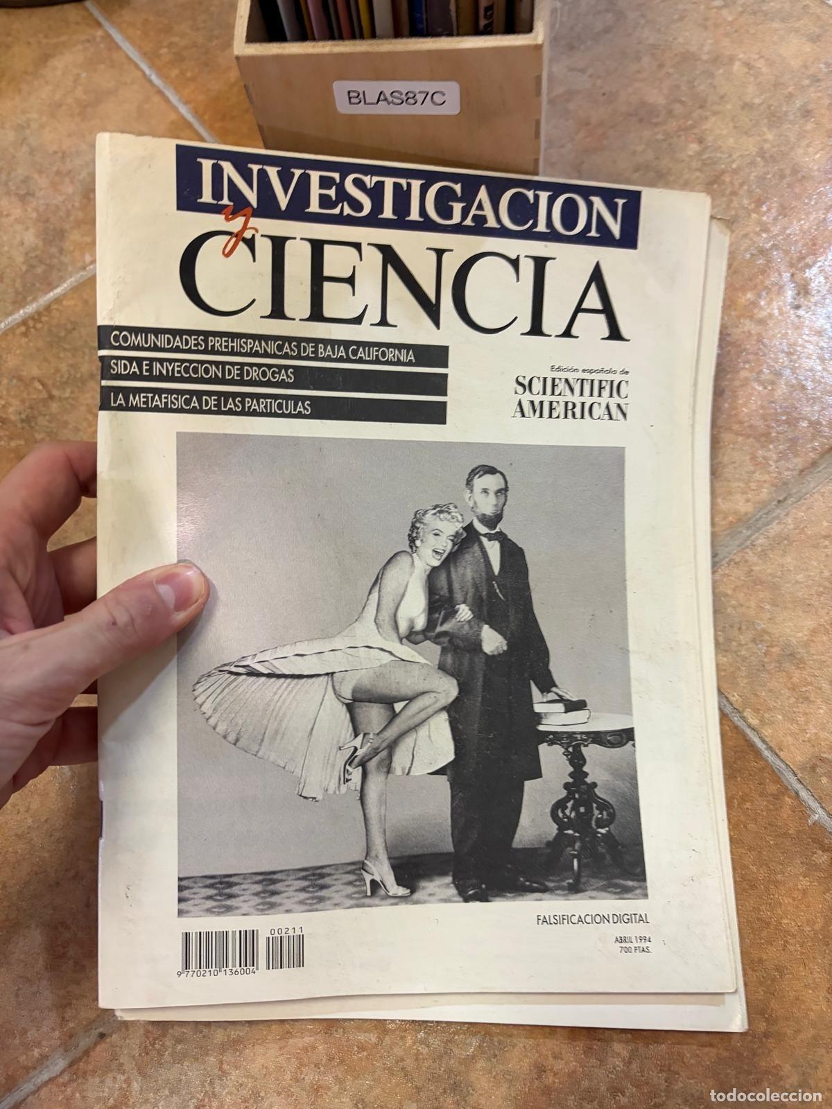 Coleccionismo de revistas y peri&oacute;dicos: BLAS87C REViSTa Investigaci&oacute;n y Ciencia Falsificaci&oacute;n digital abril 1994 n.&ordm; 211