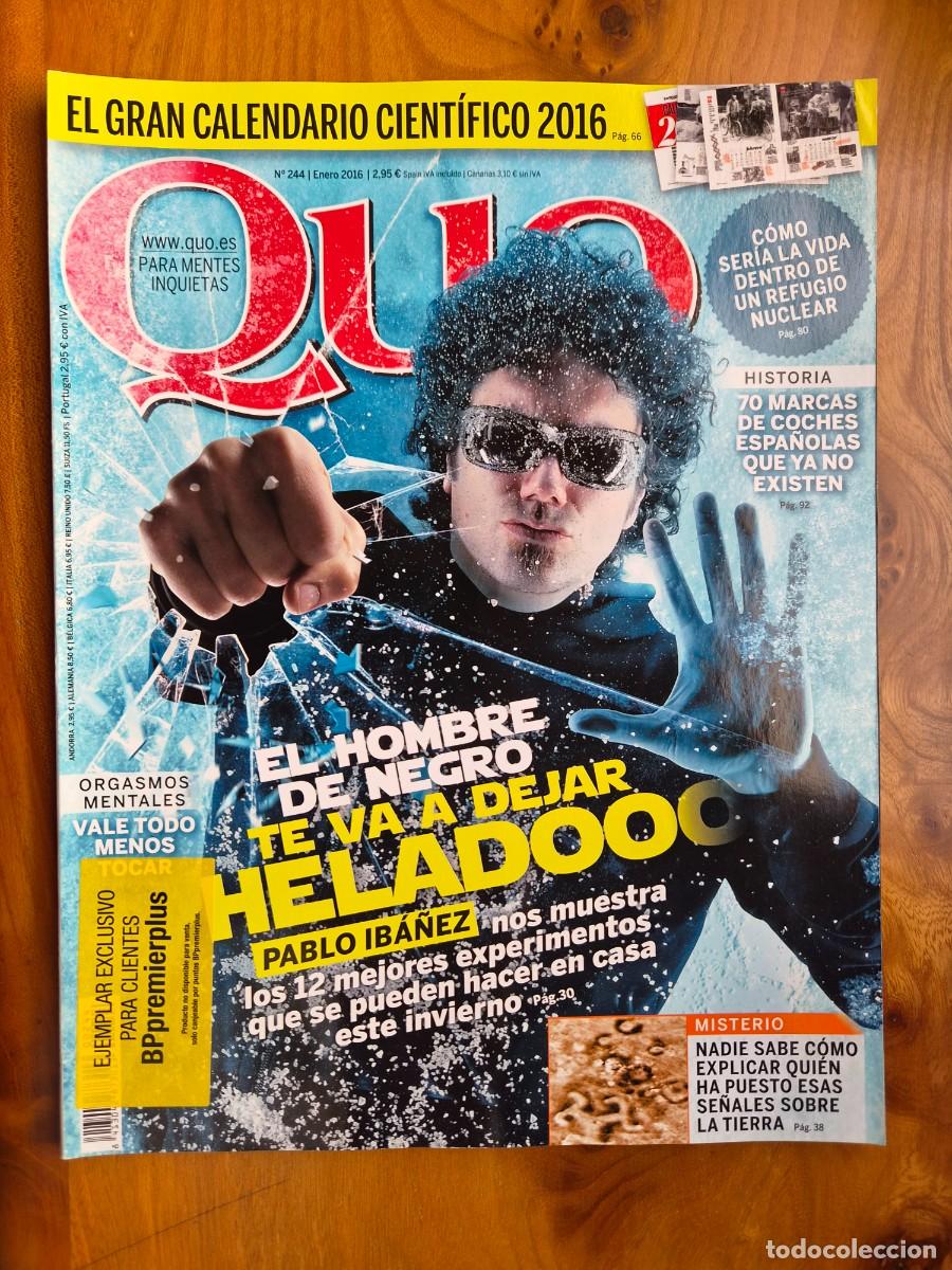 Coleccionismo de revistas y peri&oacute;dicos: REVISTA QUO 244 - ENERO 2016