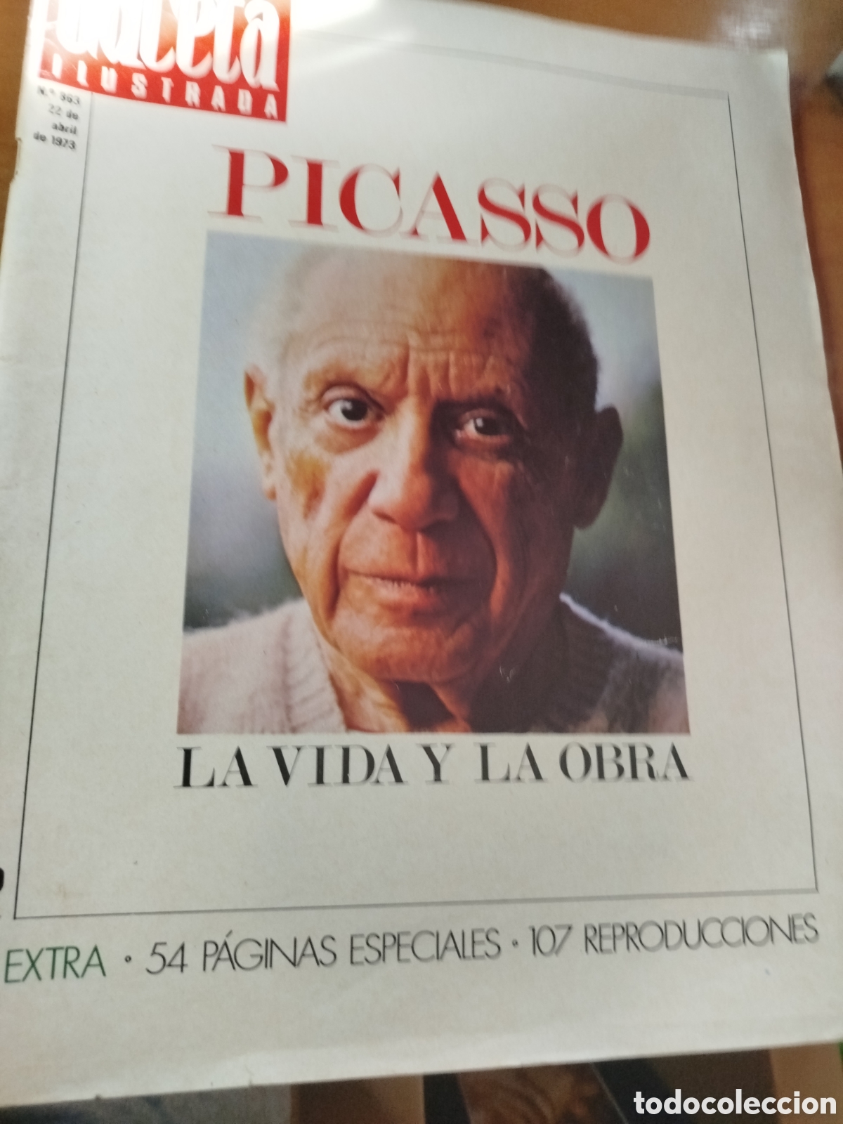 Coleccionismo de revistas y peri&oacute;dicos: Picasso. Gaceta ilustrada 883. 1973. La vida y la obra de Picasso