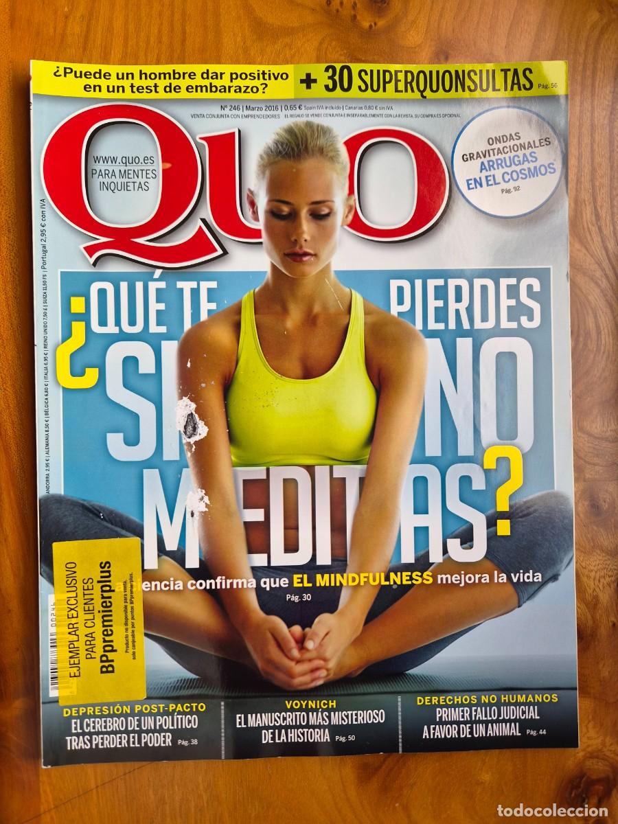 Collectionnisme de Revues et Journaux: REVISTA QUO 246 - MARZO 2016