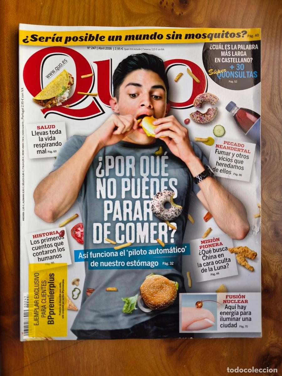 Coleccionismo de revistas y peri&oacute;dicos: REVISTA QUO 247 - ABRIL 2016