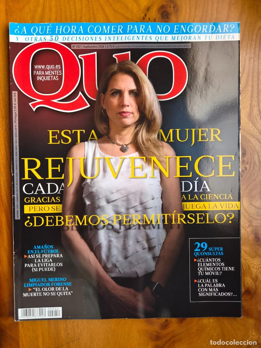 Colecionismo de Revistas e Jornais: REVISTA QUO 252 - SEPTIEMBRE 2016