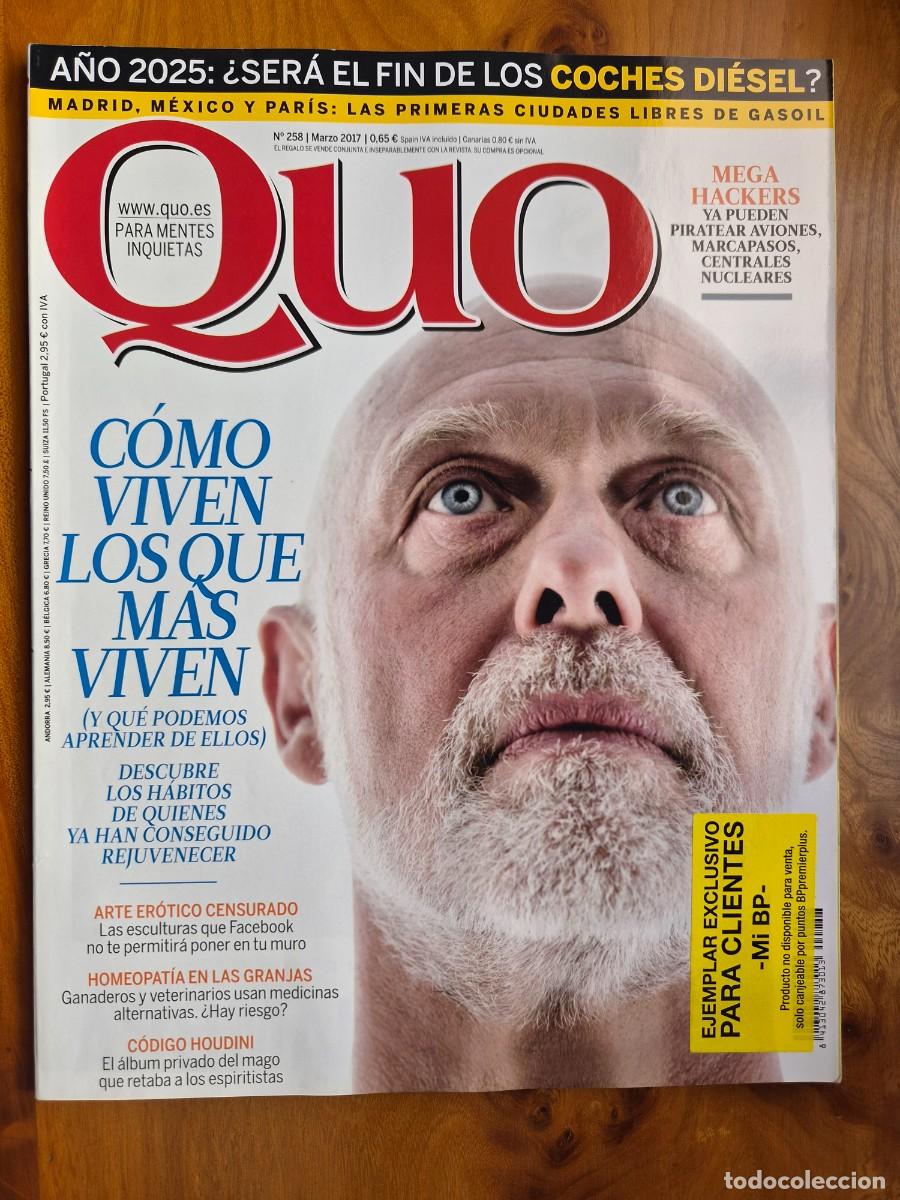 Coleccionismo de revistas y peri&oacute;dicos: REVISTA QUO 258 - MARZO 2017