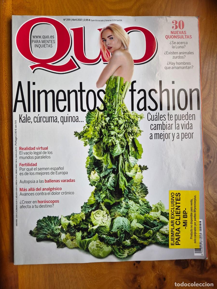Coleccionismo de revistas y peri&oacute;dicos: REVISTA QUO 259 - ABRIL 2017