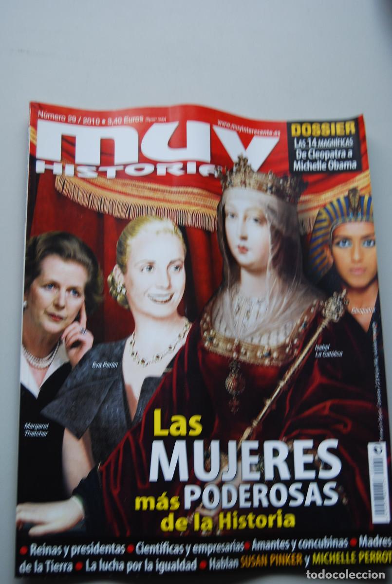 Coleccionismo de revistas y peri&oacute;dicos: MUY HISTORIA-NUMERO-29-2010 : LAS MUJERES MAS PODEROSAS DE LA HISTORIA-LAS CATORCE MAGNIFICAS
