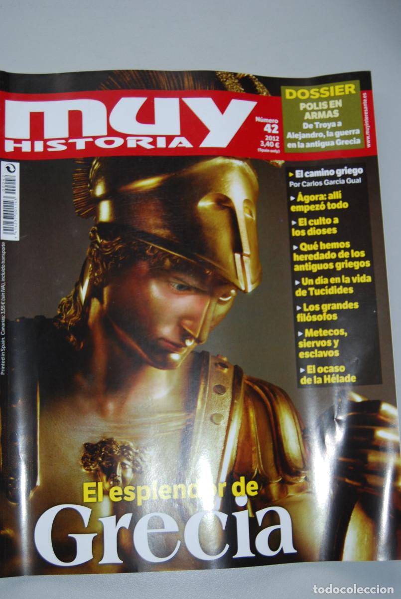 Coleccionismo de revistas y peri&oacute;dicos: MUY HISTORIA-NUMERO-42-2012 : EL ESPLENDOR DE GRECIA-POLIS EN ARMAS