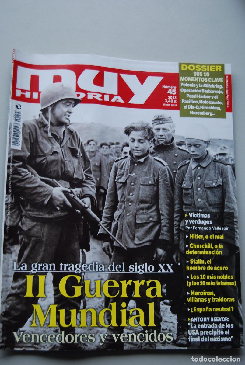 Coleccionismo de revistas y peri&oacute;dicos: MUY HISTORIA-NUMERO-45-2012 : SEGUNDA GUERRA MUNDIAL-VENCEDORES Y VENCIDOS-MOMENTOS CLAVE