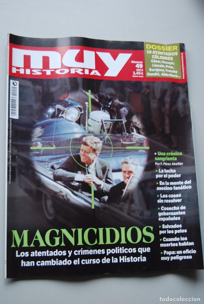 Coleccionismo de revistas y peri&oacute;dicos: MUY HISTORIA-NUMERO-49-2013 : MAGNICIOS, ATENTADOS Y CR&Iacute;MENES POL&Iacute;TICOS-10 ATENTADOS CELEBRES