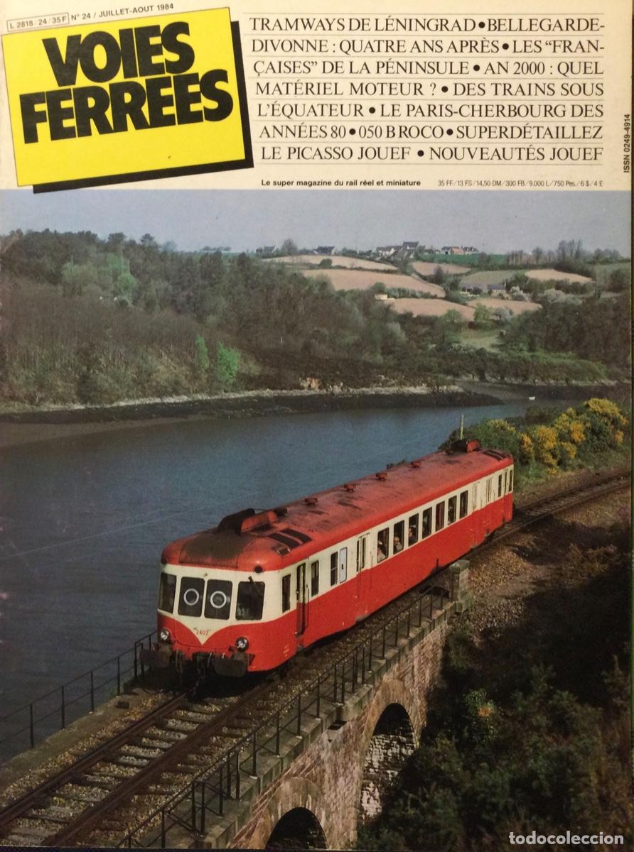 Coleccionismo de revistas y peri&oacute;dicos: REVISTA FERROVIARIA VOIES FERR&Eacute;ES N&ordm; 24
