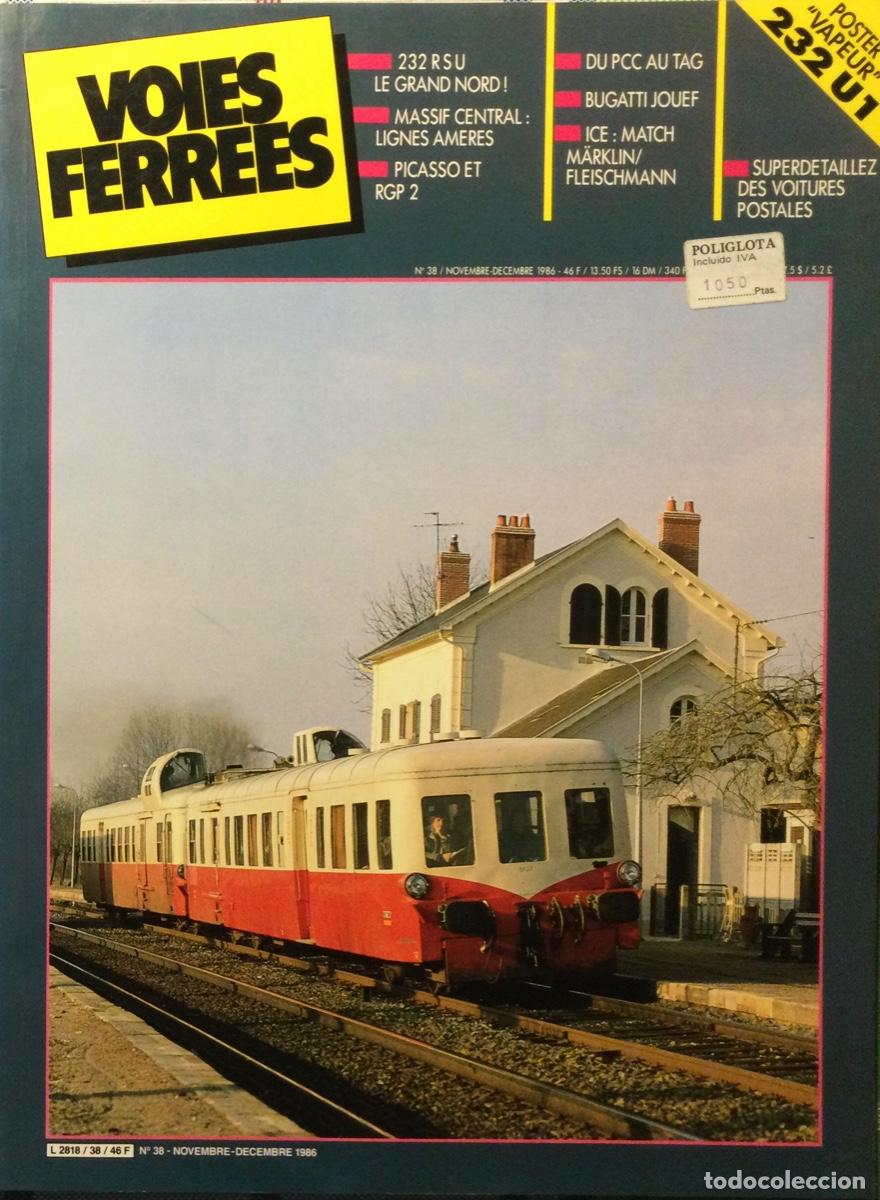 Coleccionismo de revistas y peri&oacute;dicos: REVISTA FERROVIARIA VOIES FERR&Eacute;ES N&ordm; 38
