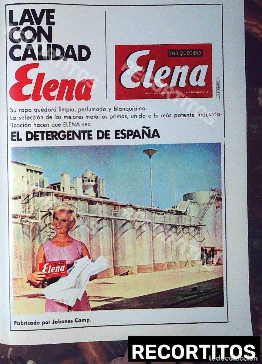 Collectionnisme de Revues et Journaux: elena detergente anuncio vintage