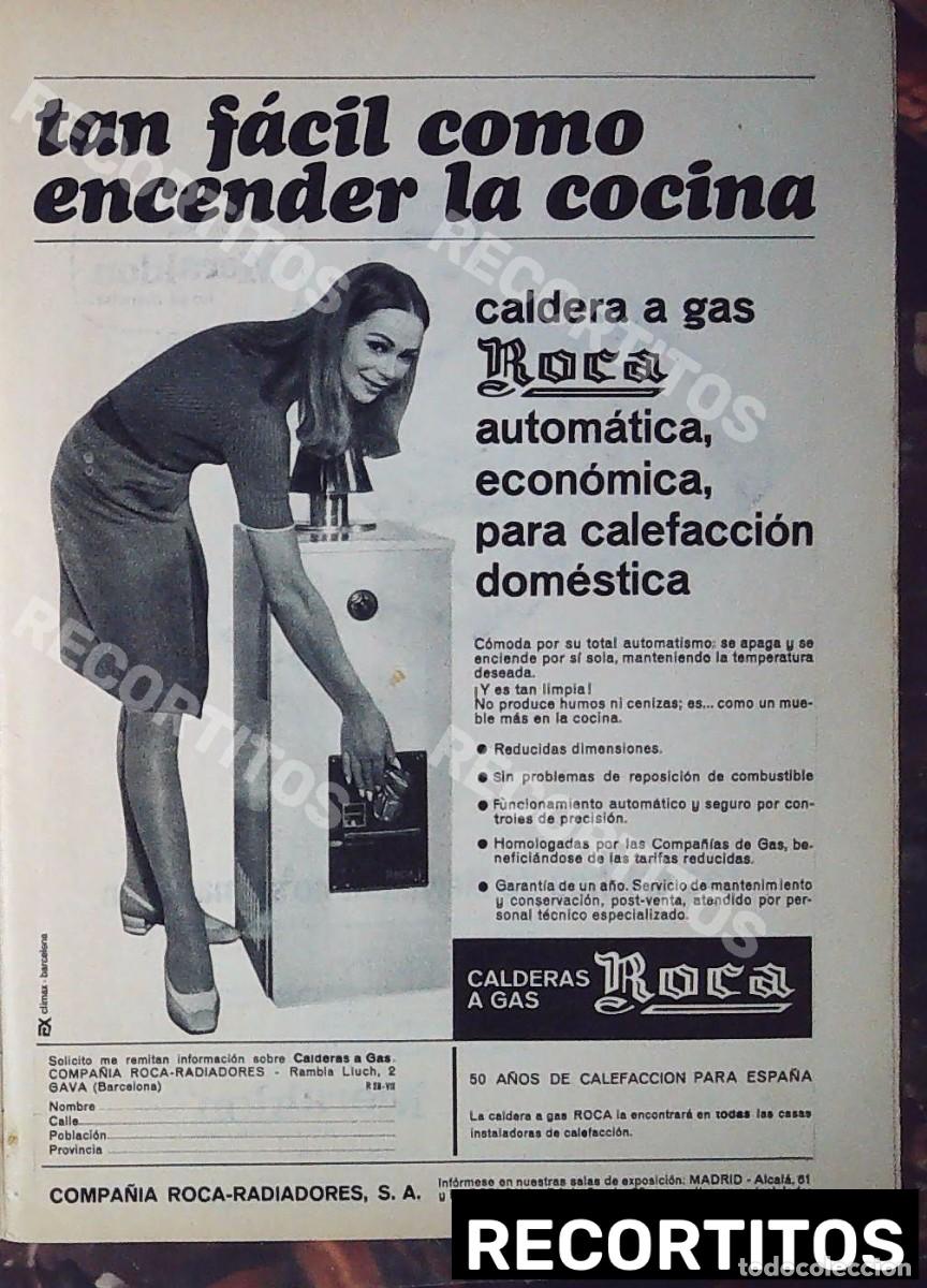 Collectionnisme de Revues et Journaux: ROCA CALDERA DE GAS ANUNCIO PUBLICIDAD