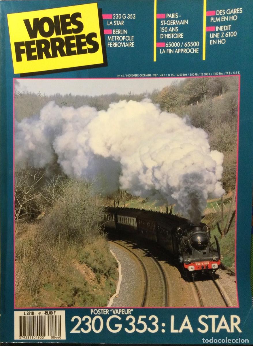 Coleccionismo de revistas y peri&oacute;dicos: REVISTA FERROVIARIA VOIES FERR&Eacute;ES N&ordm; 44