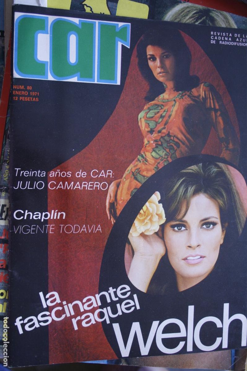 Coleccionismo de revistas y peri&oacute;dicos: RAQUEL WELCH RIKA ZARAI FERNANDO SANCHO LUCERO TENA COSTA BRAVA 1971 REVISTA MUY RARA