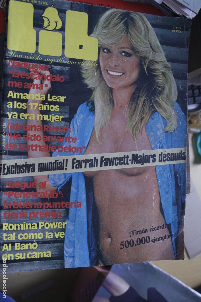 Coleccionismo de revistas y peri&oacute;dicos: REVISTA EROTICA FARRAH FAWCETT CHRISTINE SOFIA LOREN NADIUSKA AMANDA LEAR 1979
