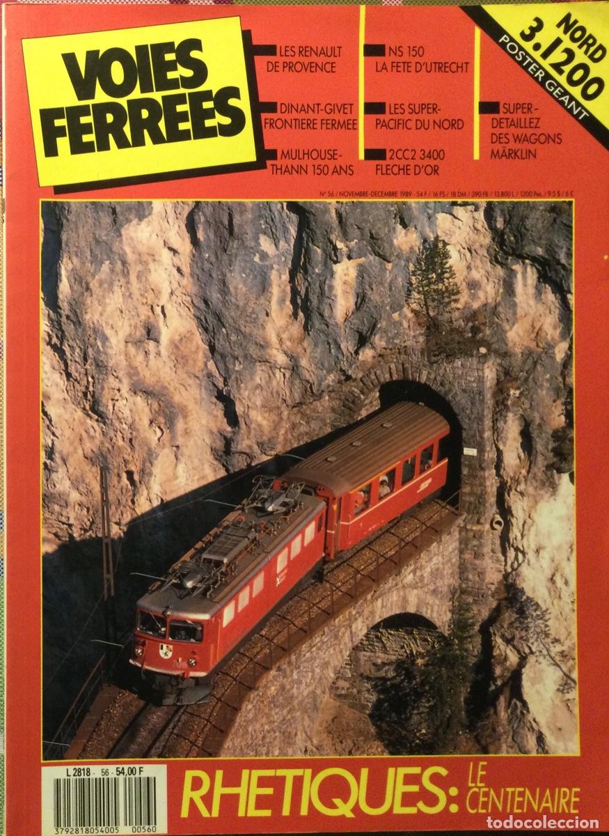 Coleccionismo de revistas y peri&oacute;dicos: REVISTA FERROVIARIA VOIES FERR&Eacute;ES N&ordm; 56