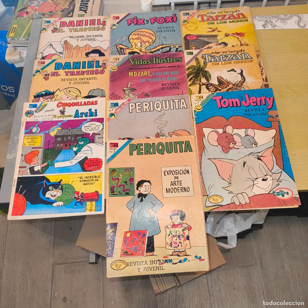 Coleccionismo de revistas y peri&oacute;dicos: Novaro &ndash; Lote de 10 revistas y tebeos cl&aacute;sicos