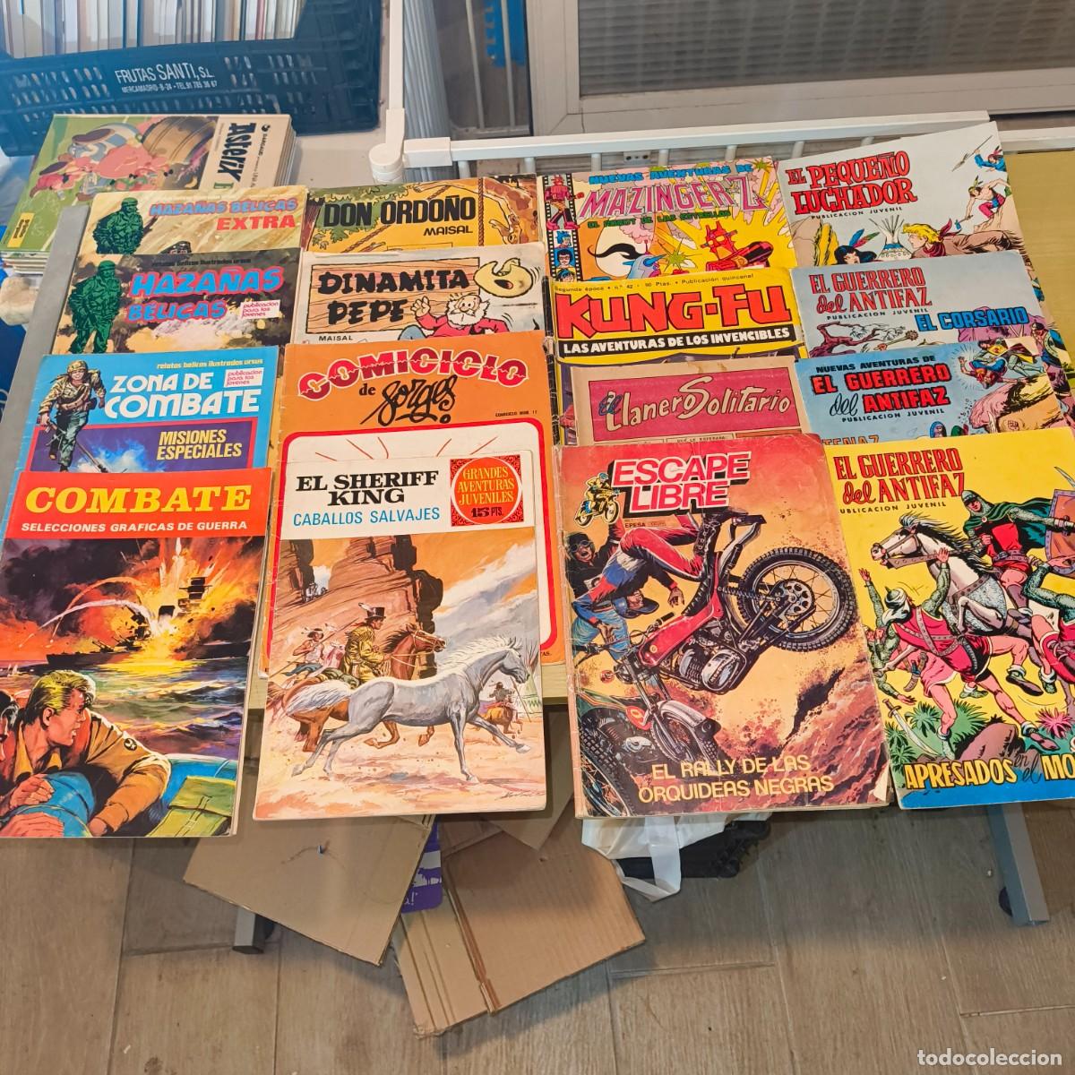 Coleccionismo de revistas y peri&oacute;dicos: Lote de 16 revistas y tebeos variados