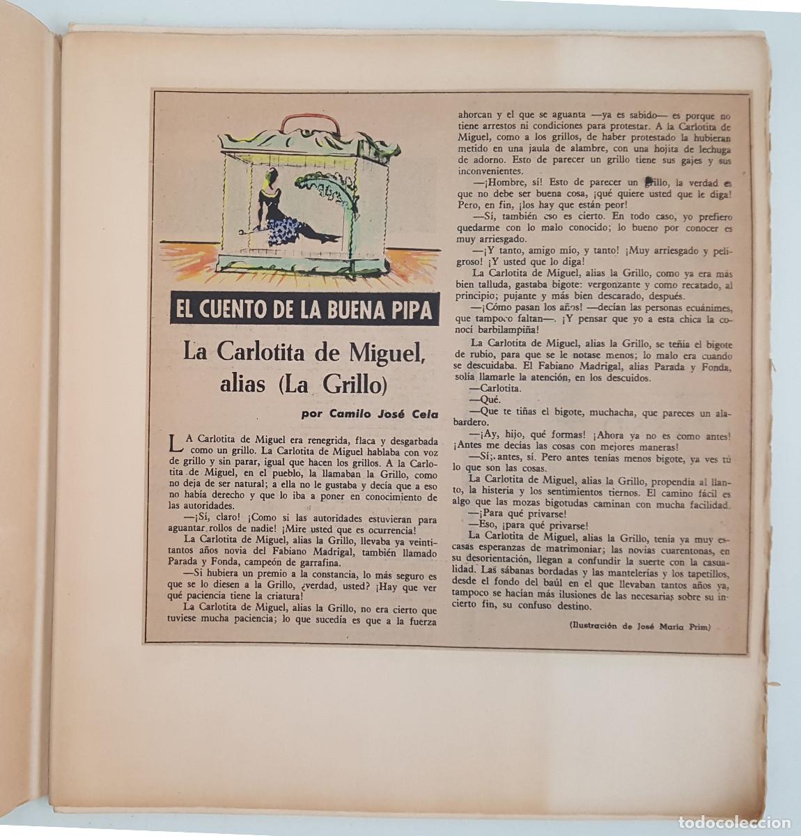 Coleccionismo de revistas y peri&oacute;dicos: LOTE DE 32 RECORTES CAMILO JOS&Eacute; CELA - EL CUENTO DE LA BUENA PIPA / LOS VIEJOS AMIGOS&rdquo; (A&Ntilde;OS 50-60)