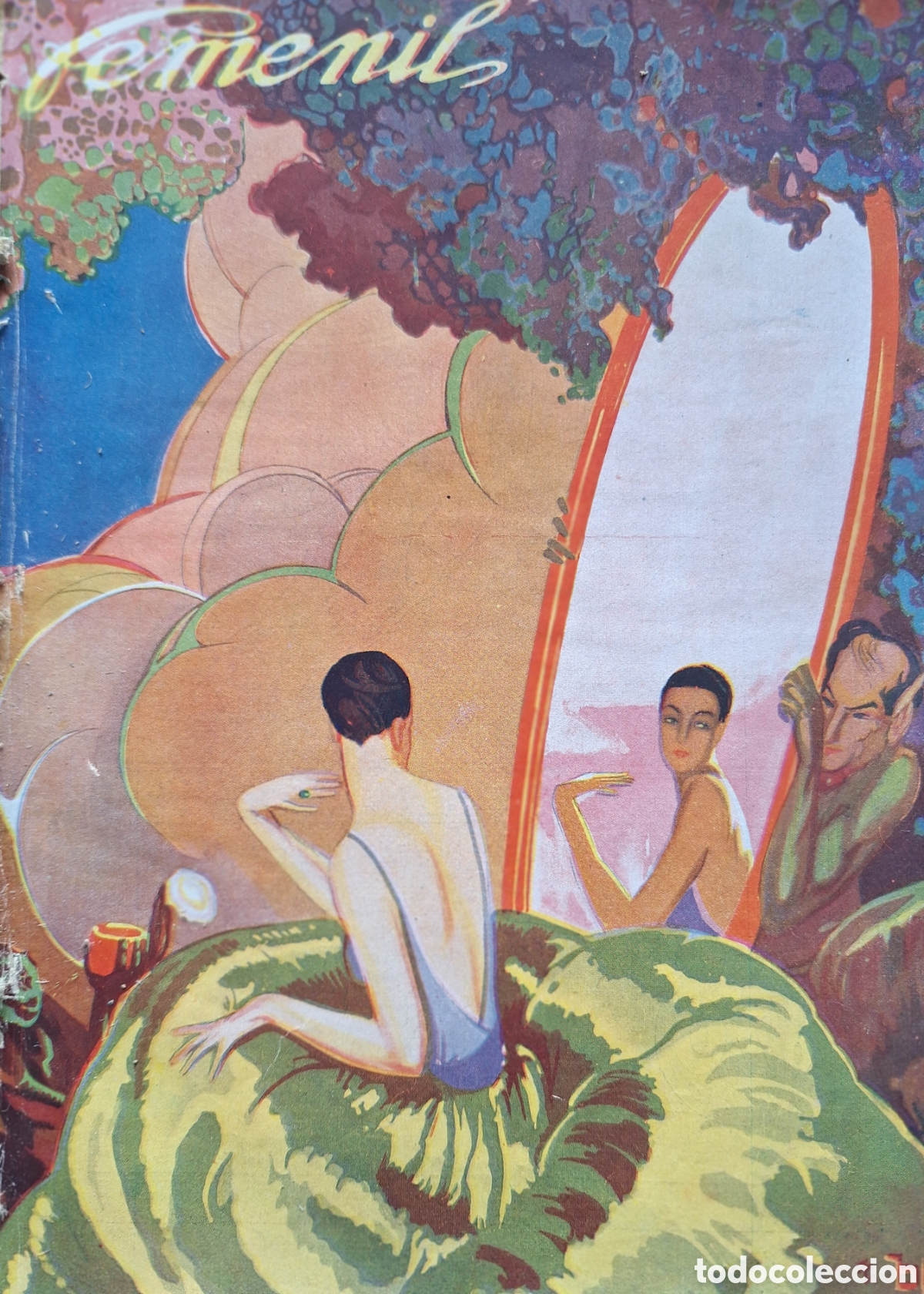 Coleccionismo de revistas y peri&oacute;dicos: COLECCION 15 REVISTA FEMINIL LITERATURA SOCIAL MODAS ADOLFO CUNEO ART NUVO 1927