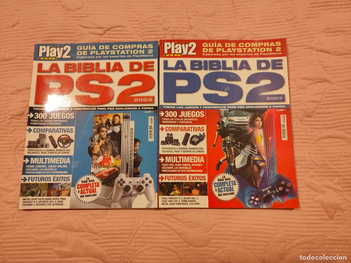 Coleccionismo de revistas y peri&oacute;dicos: Lote 2 revistas. La biblia de PS2. Gu&iacute;a de compras. 2003 y 2004. Play2Man&iacute;a