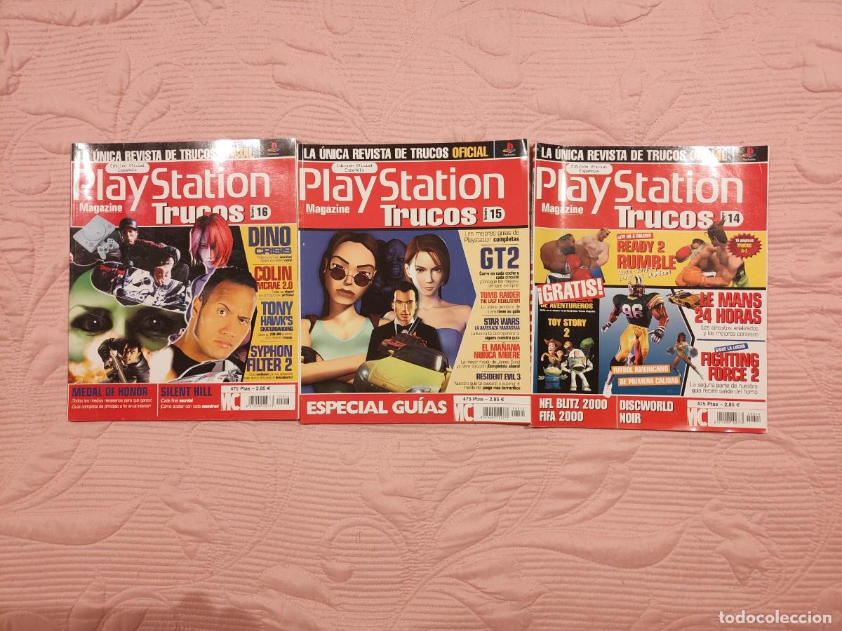 Coleccionismo de revistas y peri&oacute;dicos: Lote 3 revistas. Playstation magazine. Trucos. N&uacute;meros 14, 15 y 16