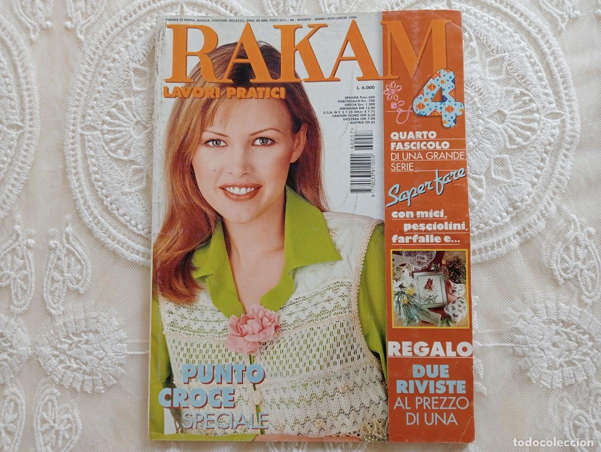 Coleccionismo de revistas y peri&oacute;dicos: RAKAM n.&ordm; 7 &ndash; Julio de 1996 &ndash; Revista italiana de labores, ganchillo, bordado y decoraci&oacute;n