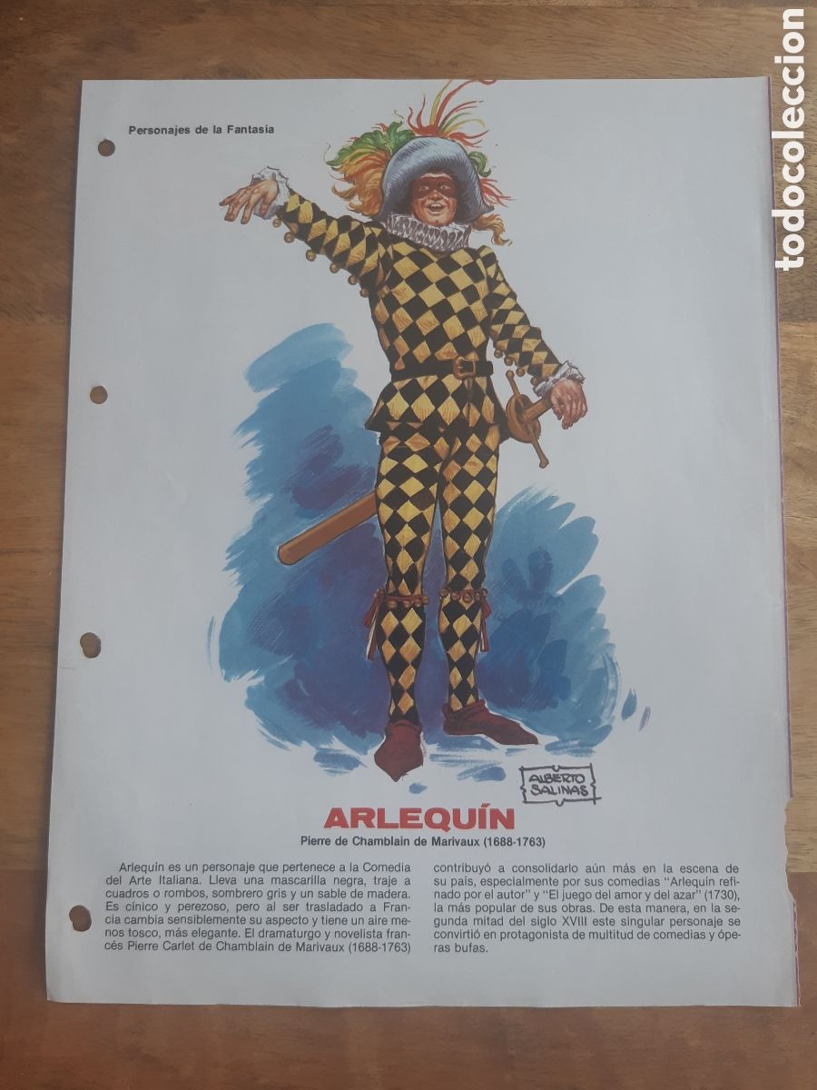 Coleccionismo de revistas y peri&oacute;dicos: Arlequ&iacute;n. Alberto Salinas. Personajes de fantas&iacute;a. Revista Petete n&ordm; 130