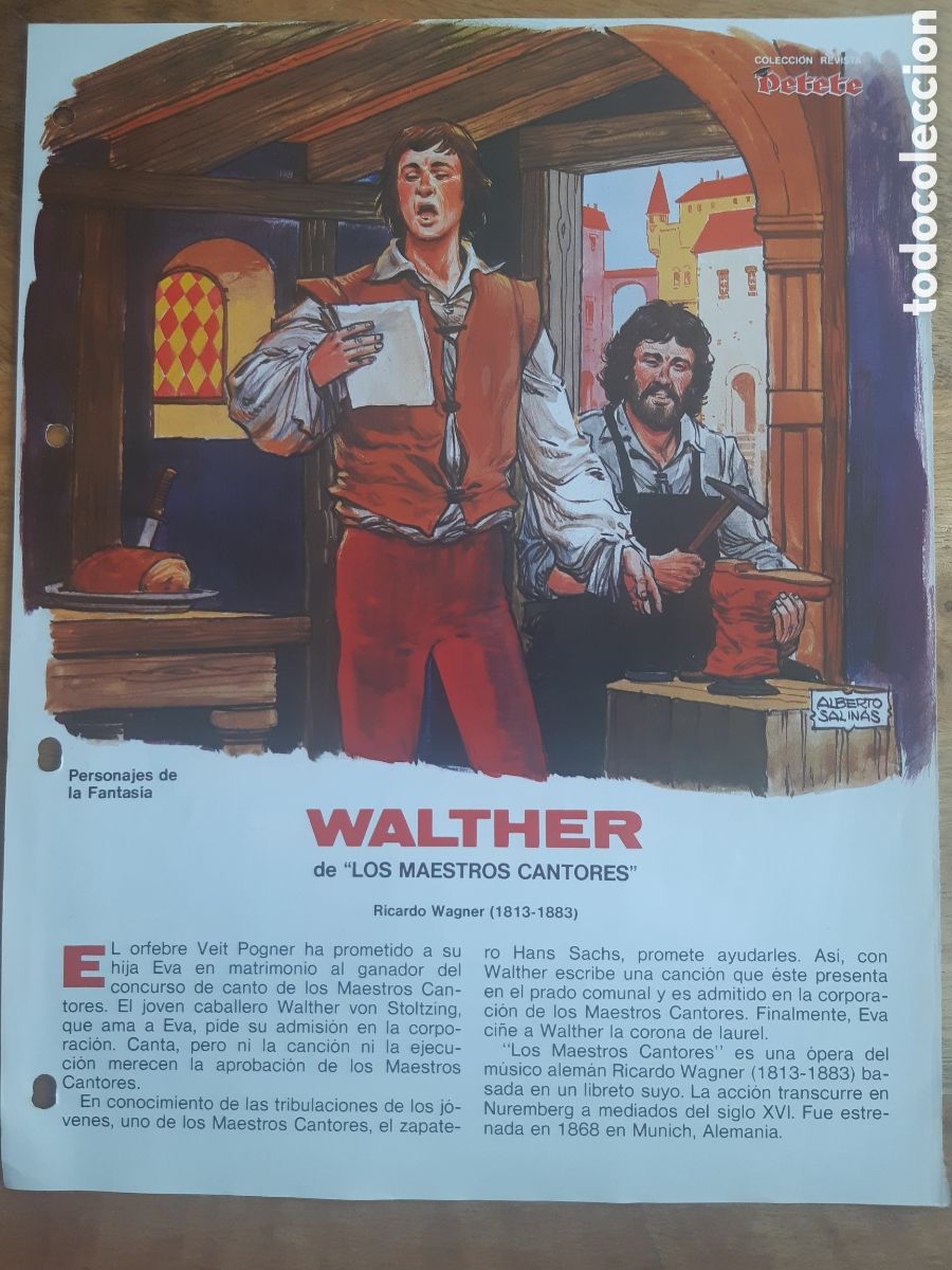 Coleccionismo de revistas y peri&oacute;dicos: Walther. Alberto Salinas. Personajes de fantas&iacute;a. Revista Petete n&ordm; 137