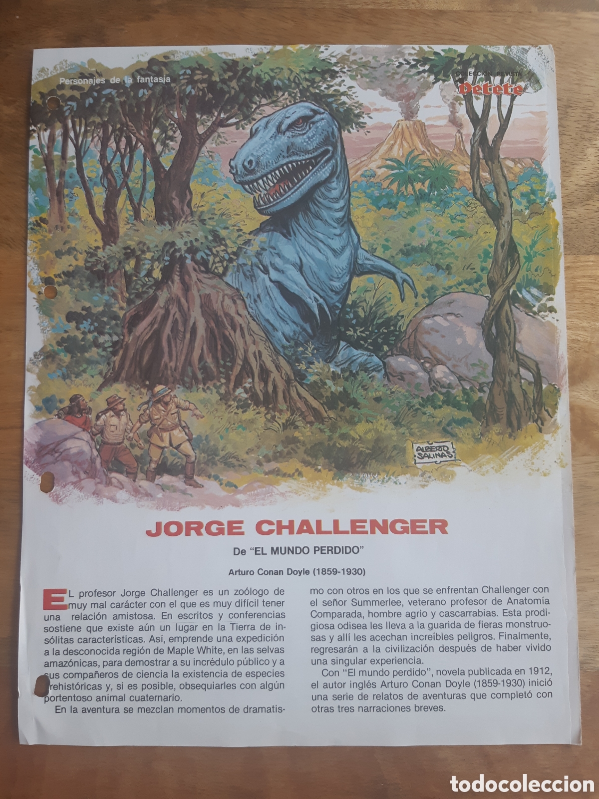 Coleccionismo de revistas y peri&oacute;dicos: Jorge Challenger. Alberto Salinas. Personajes de fantas&iacute;a. Revista Petete n&ordm; 142