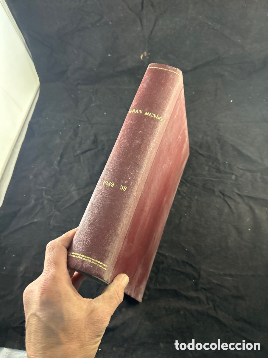 Coleccionismo de revistas y peri&oacute;dicos: LIBRO REVISTAS EL GRAN MUNDO 1952-53