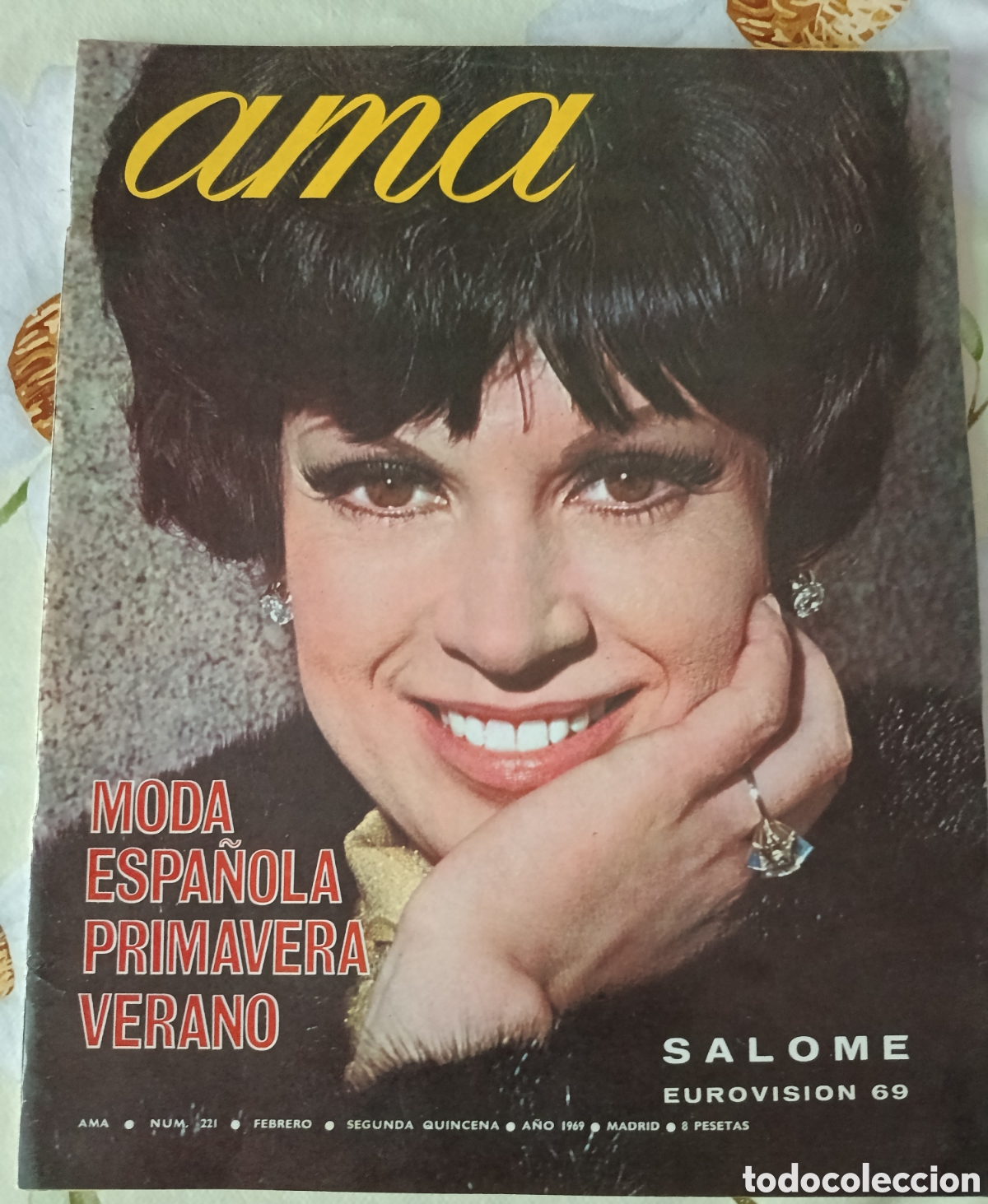 Coleccionismo de revistas y peri&oacute;dicos: Salom&eacute; revista Ama editada en Espa&ntilde;a N⁰ 221 a&ntilde;o 1969.