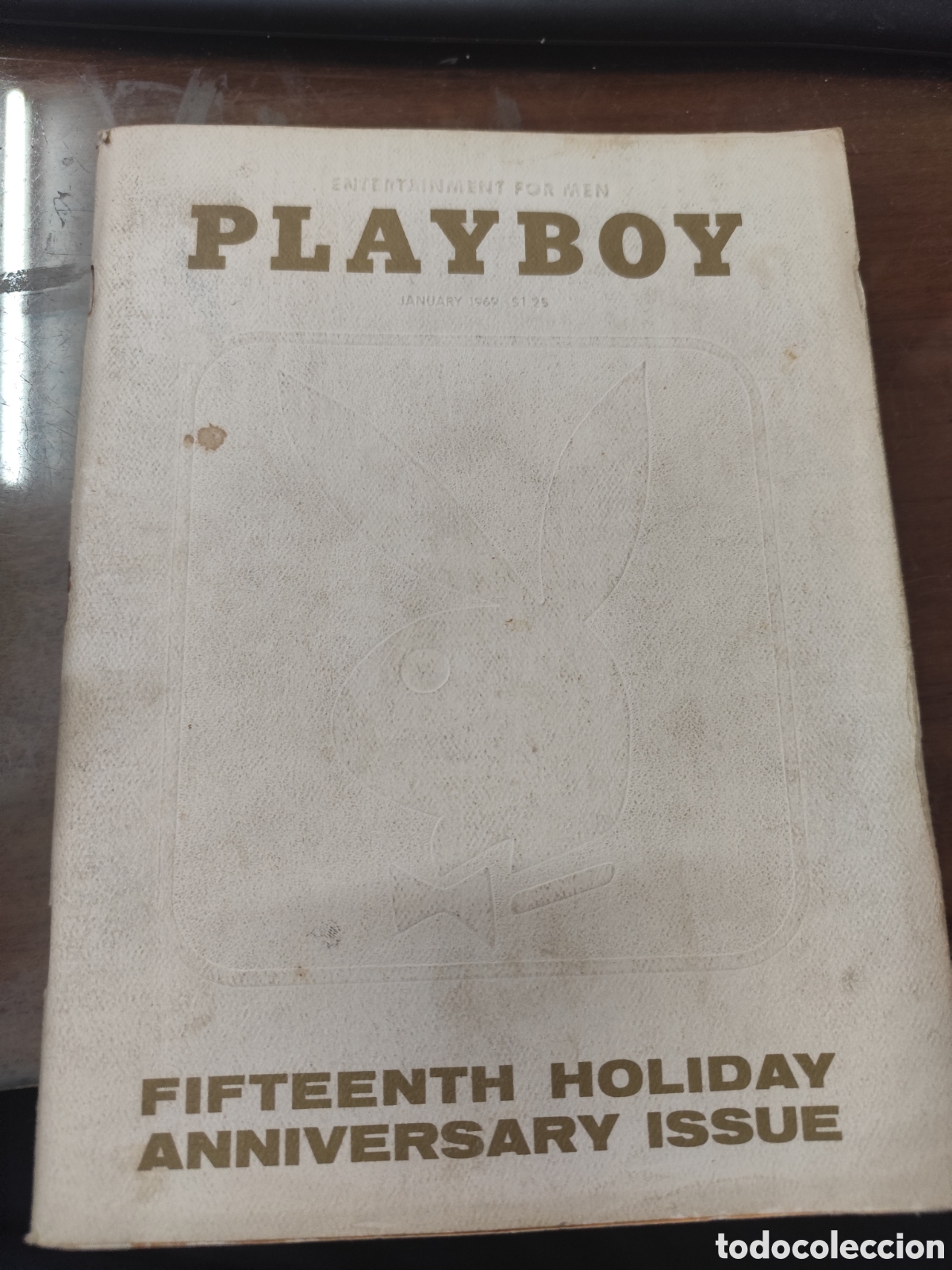 Coleccionismo de revistas y peri&oacute;dicos: Revista Erotica Usa Playboy january 1969. Fifteenth holiday anniversary. Contiene p&oacute;ster central