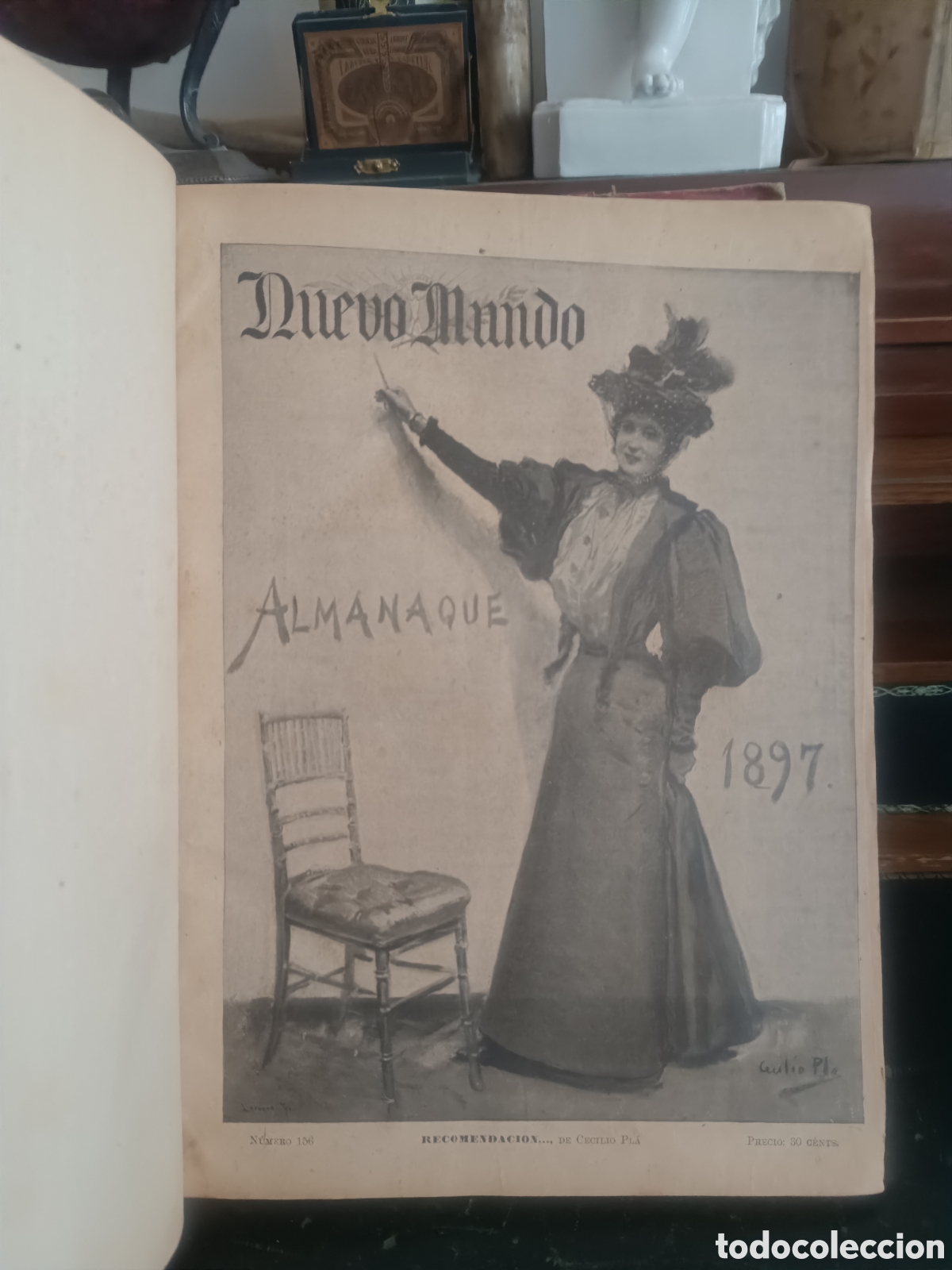 Coleccionismo de revistas y peri&oacute;dicos: NUEVO MUNDO 1897 A&Ntilde;O COMPLETO CANOVAS DEL CASTILLO- PLASENCIA ILUSTRADA N&ordm; 1 y 2. GRABADOS.
