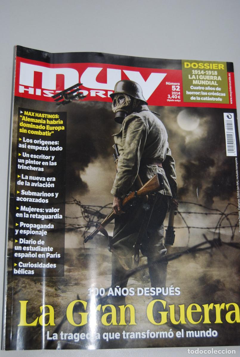 Coleccionismo de revistas y peri&oacute;dicos: MUY HISTORIA-NUMERO-52-2014 : LA GRAN GUERRA, LA TRAGEDIA QUE TRANSFORM&Oacute; EL MUNDO-100 A&Ntilde;OS DESPUES